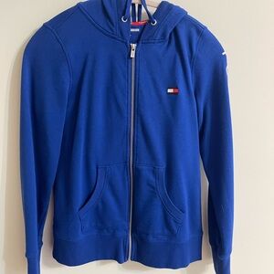 Tommy Hilfiger Blue Zip-Up Hoodie